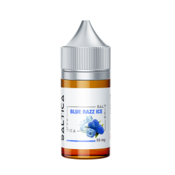 Saltica Blue Razz Ice (Mavi Ahududu, Buz ve Mentol) Salt Likit - Ac...